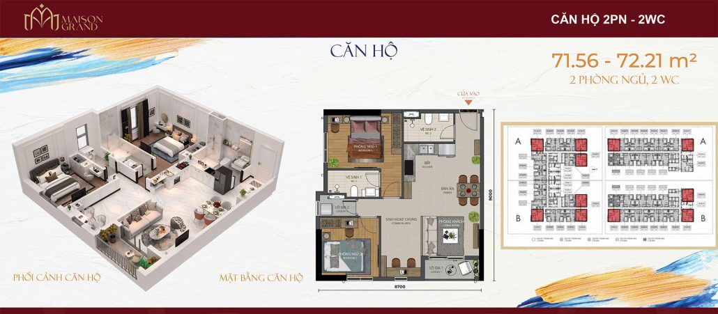 Căn hộ Maison Grand Phú Mỹ